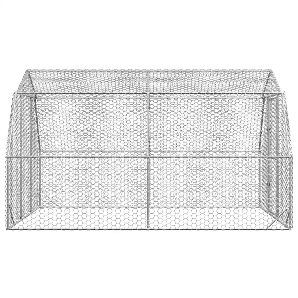 Recinto per Polli 2,5x4x2,25 m in Acciaio Zincato 3328516