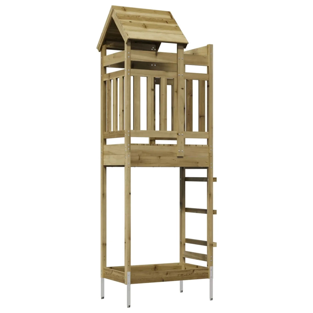 Torre da Gioco Marrone Legno Massello Impregnato 3417201