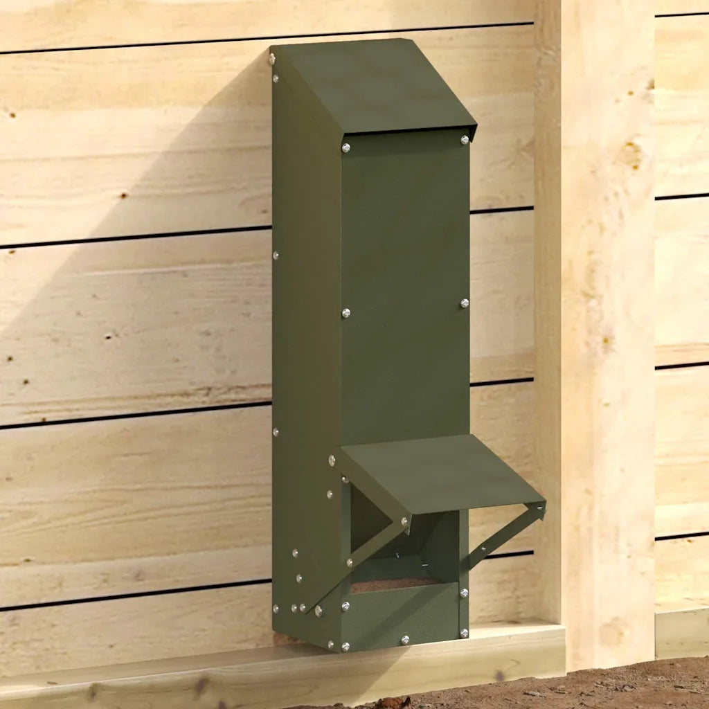 Feeder per pollo Verde oliva 13 x 12 x 51 cm CFW9725412