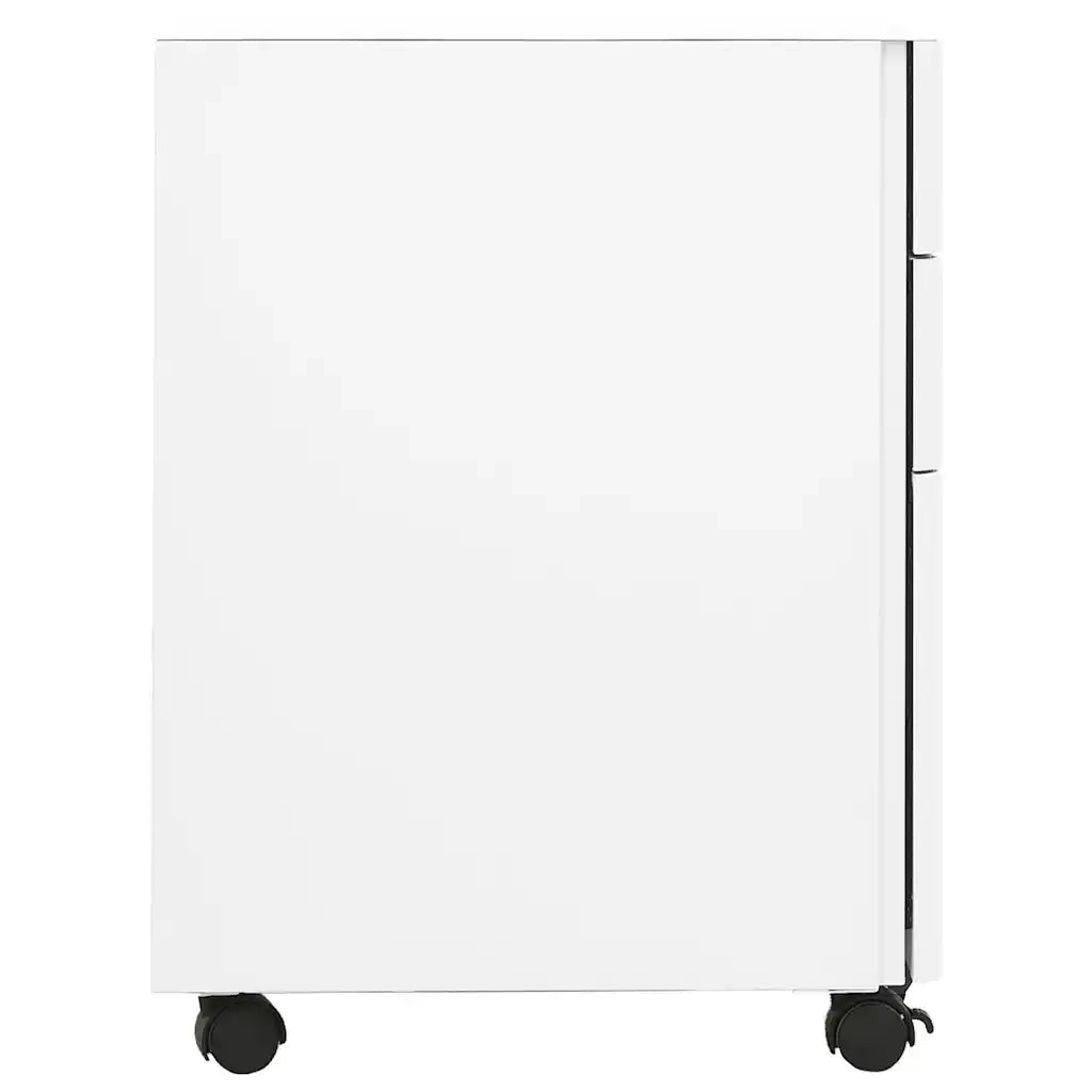 Schedario Mobile Bianco 30x45x59 cm in Acciaio CFW1345486