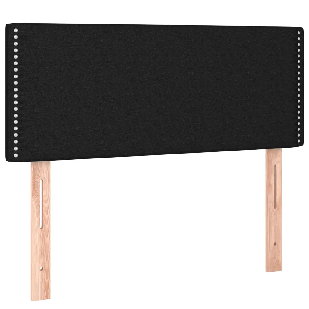 Letto a Molle con Materasso e LED Nero 90x190 cm in Tessuto 3133599