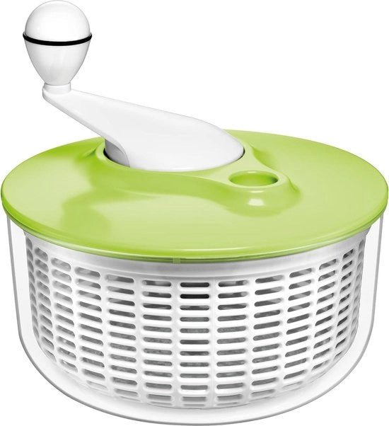 Scolapasta 25 cm in plastica con meccanismo a gancio resistente alla lavastoviglie colore verde
