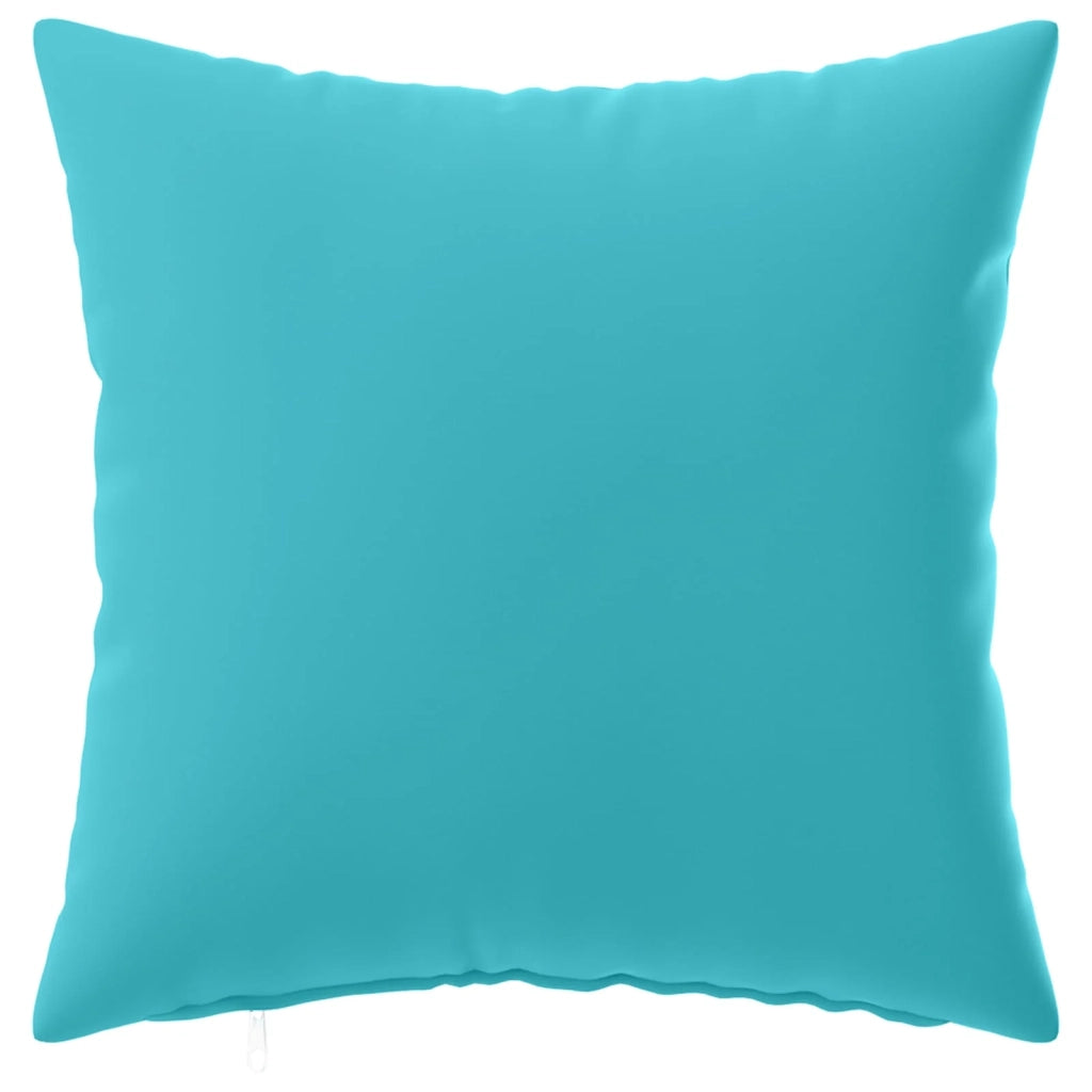 Federa 6 pcs HEERLEN Turchese 35 x 35 cm Poliestere 908174