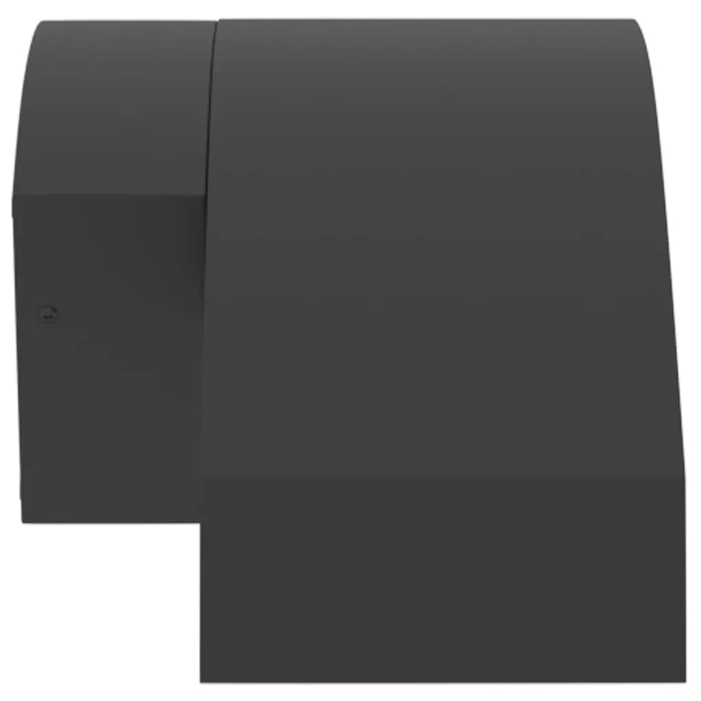 Applique con LED e Sensore 2 pz Nere in Alluminio Pressofuso CFW2460995