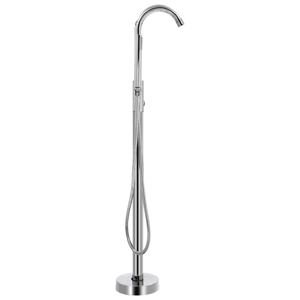 Rubinetteria a Colonna per Vasca da Bagno Acciaio Inox 118,5 cm CFW3264840