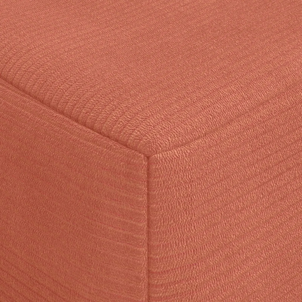 Divano Letto Pieghevole Rosso Arancio 60 x 70 x 41 cm Tessuto 900067