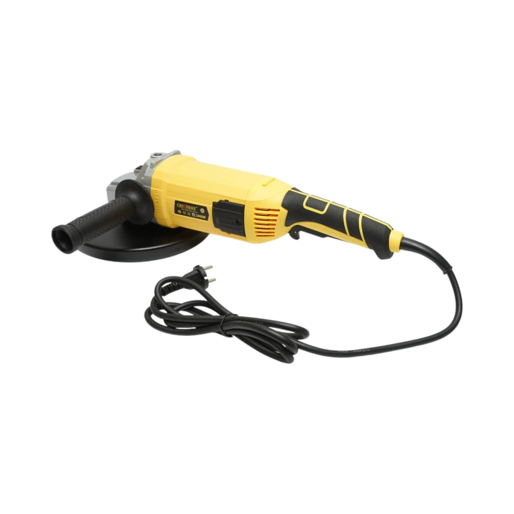 Smerigliatrice angolare Flex 2400W, disco 220V 230mm, velocità 6500 giri/min Crownman