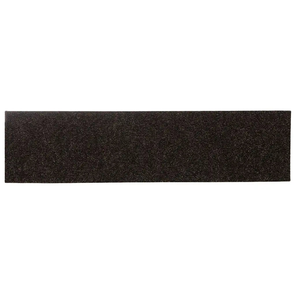 vidaXL Tappetini per scale autoadesivi 30 pz 76x20 cm marrone scuro rettangolari