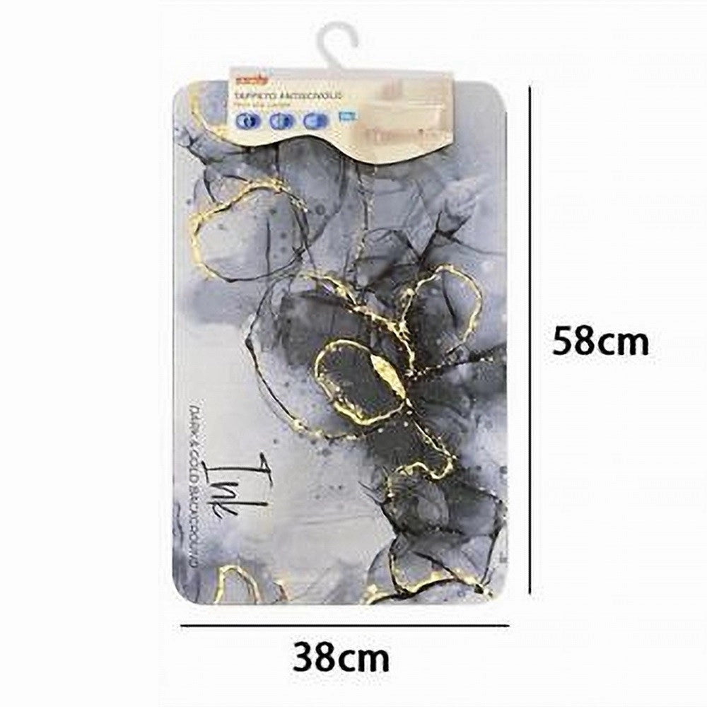 Trade Shop - Tappeto Tappetino Antiscivolo Bagno Doccia Rettangolare 38x58cm Vari Modelli 87227 -