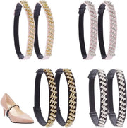 Accessori da sposa con strass - 4 pezzi - Decorazione per stivali e stivali
