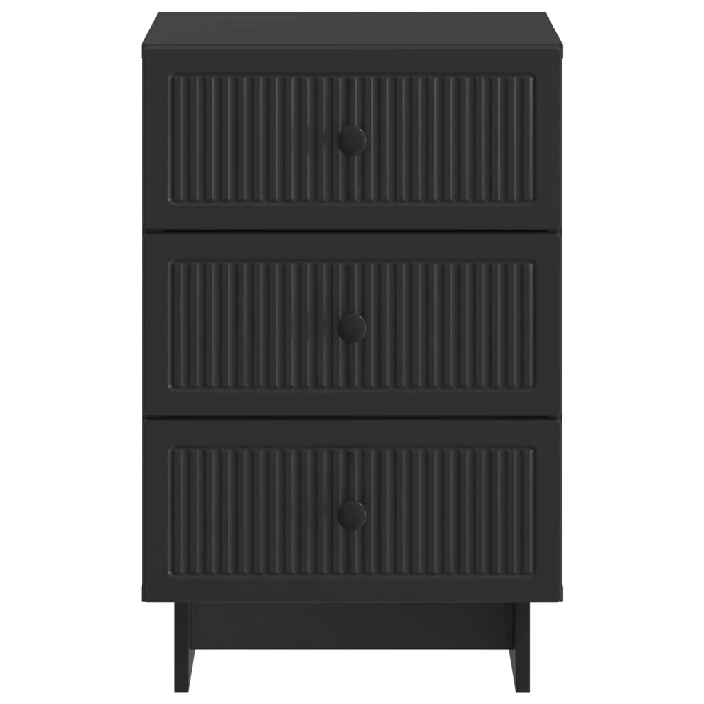 Armadio da Notte Nero 43 x 41 x 66,5 cm Legno ingegnerizzato 893866