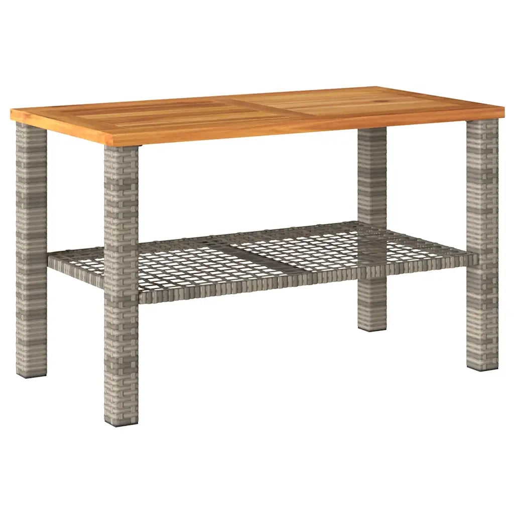 Set Divani da Giardino 4 pz | Set Salotto da Giardino con Cuscini in Polyrattan Grigio
