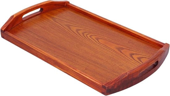 Tavolo da pranzo in legno rettangolare con maniglia - Cassetto di archiviazione a cassetti ottomani - Articoli da cucina per alimenti frutta caffè