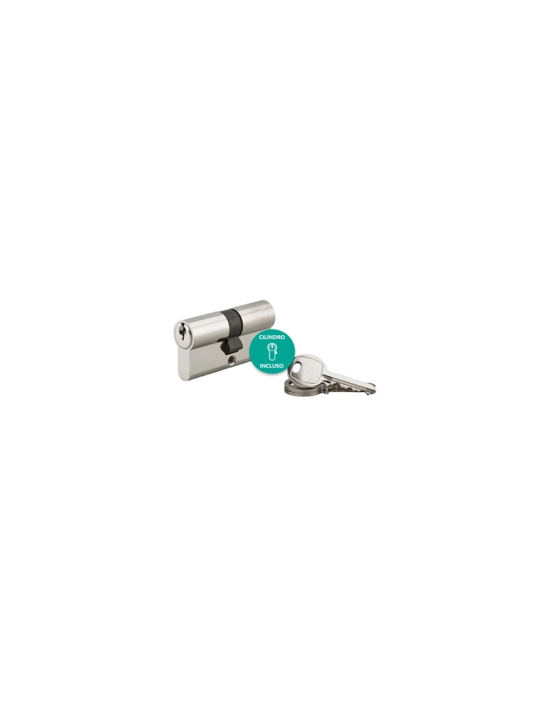 Serratura da incasso asse 30mm x 85mm con cilindro europeo 30x30 incluso, a mortasa, per infissi - THIRARD