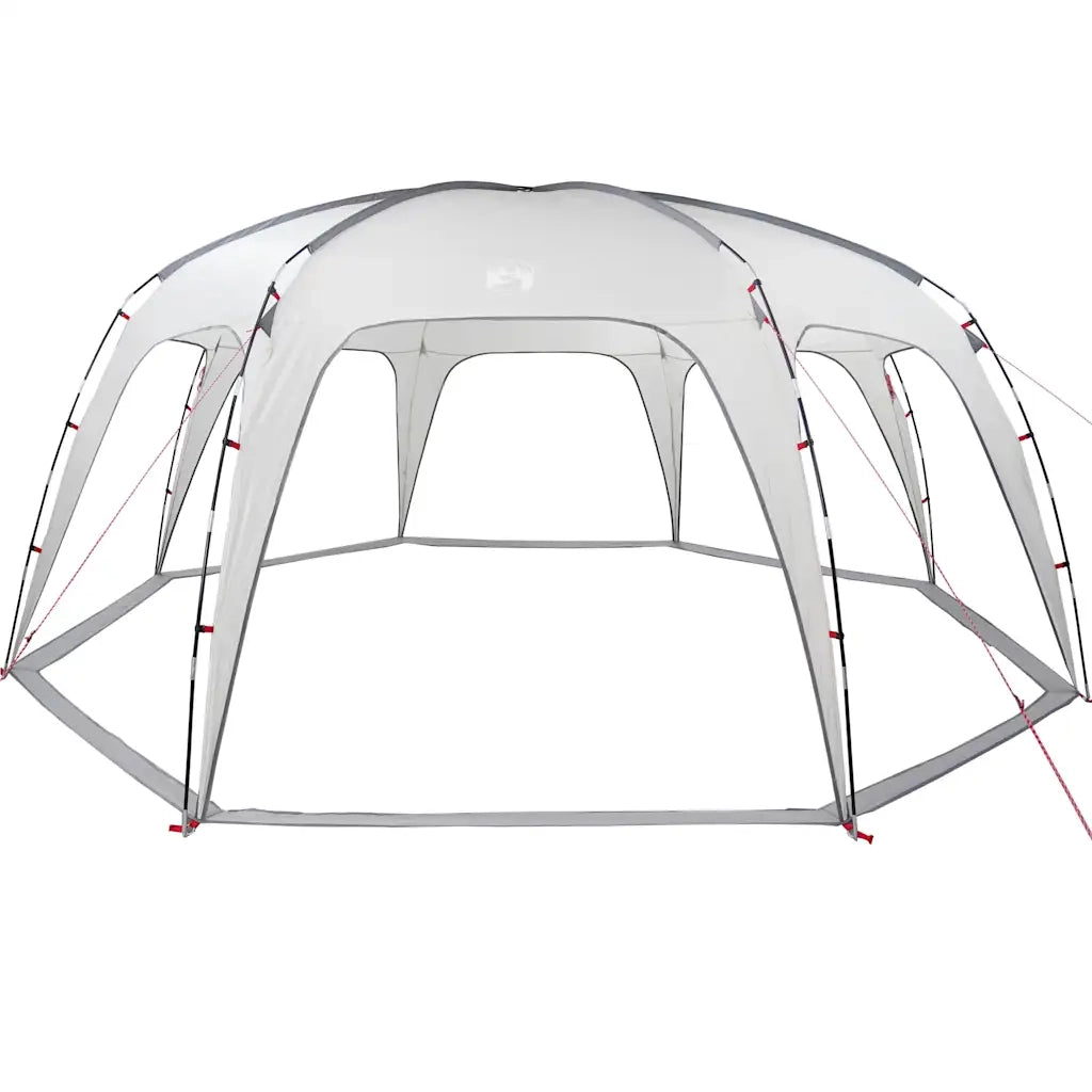 Tenda per Feste-Tenda da campeggio Grigia Impermeabile 572764