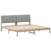Letto matrimoniale | Letto per adulti | Struttura del letto Marrone 200 x 200 cm Pino massello