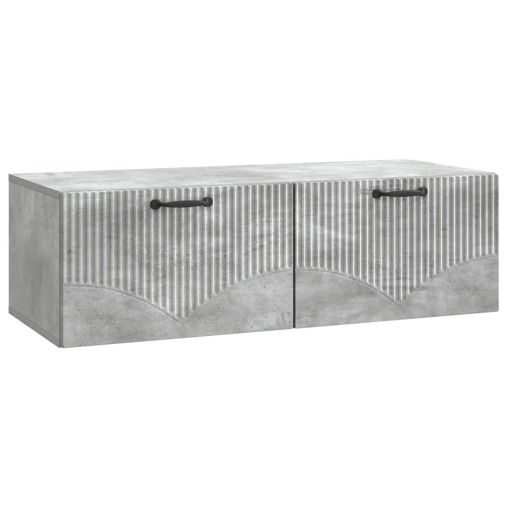 Mobile Porta TV da Muro Grigio Cemento 98 x 41 x 30 cm