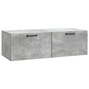 Mobile Porta TV da Muro Grigio Cemento 98 x 41 x 30 cm