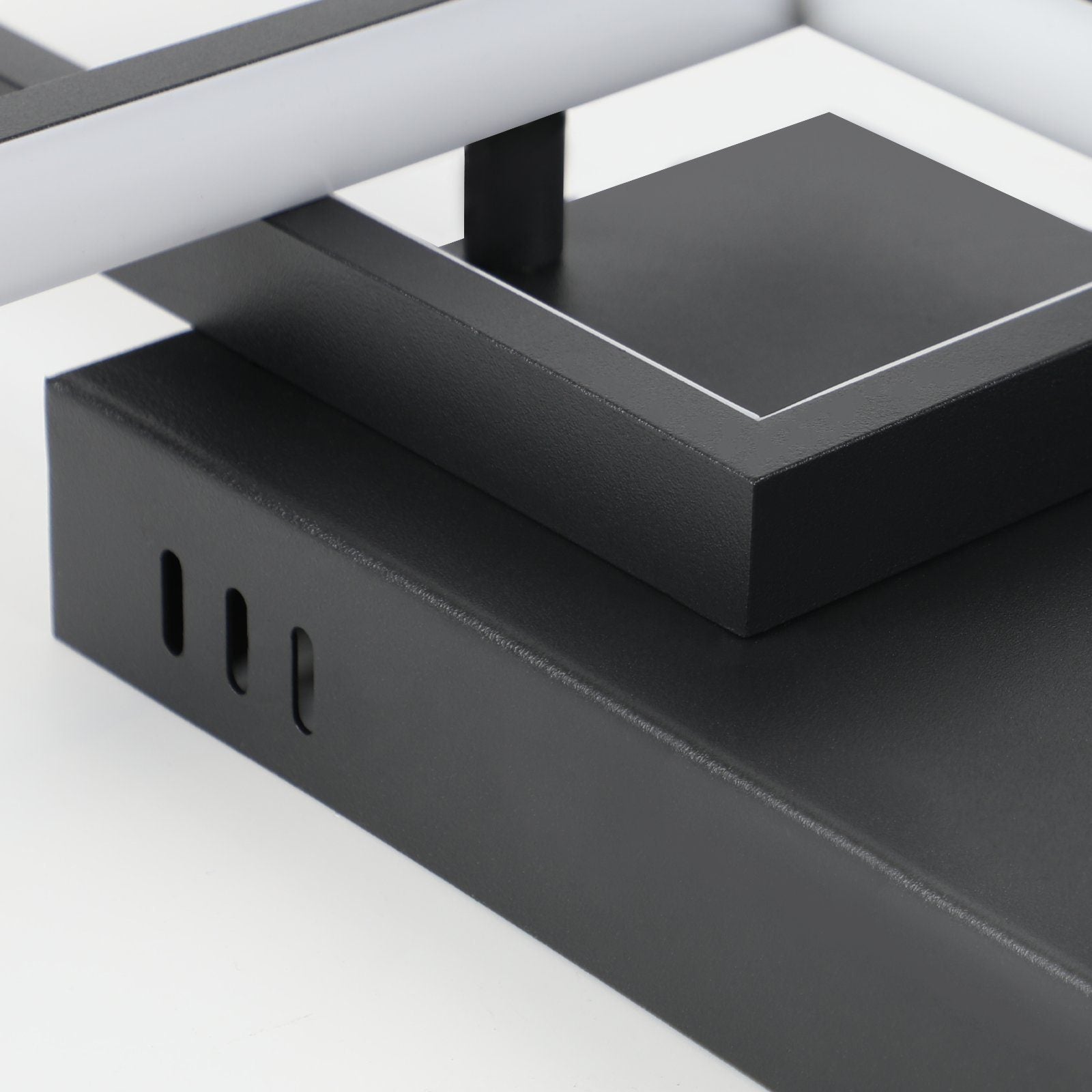 ZMH Lampada da soffitto LED metallo telecomando per camera letto