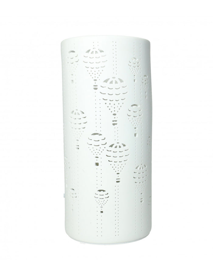 Lampada mongolfiera porcellana