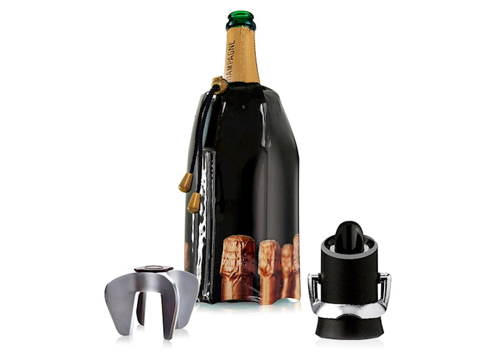 Set 3 pezzi champagne accessory.