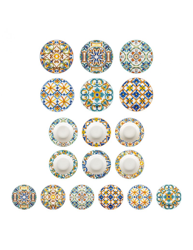 Servizio tavola 18pz. Medicea New Bone China