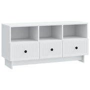 Mobile TV Bianco 102 x 34,5 x 50 cm Legno ingegnerizzato 893985