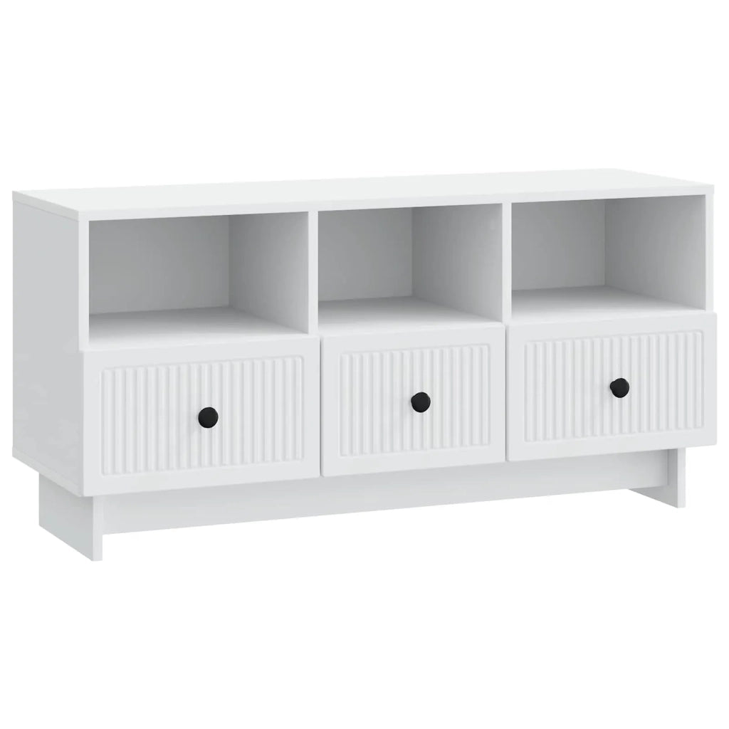 Mobile TV Bianco 102 x 34,5 x 50 cm Legno ingegnerizzato 893985