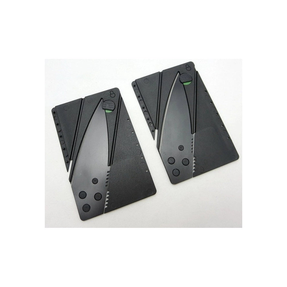 Trade Shop - Coltello Tattico A Forma Carta Di Credito Pieghevole Card Knife Campeggio Multi -