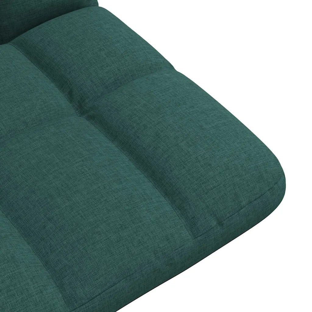 Sedia da Terra Pieghevole Verde Scuro 71x51x62 cm in Tessuto 4019742