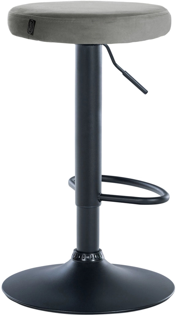 2er Set Barhocker Ponte Samt schwarz