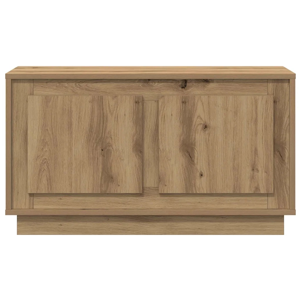 Mobile TV-Credenza per TV-Console TV rovere artigianale 80 x 35 x 45 cm Legno multistrato