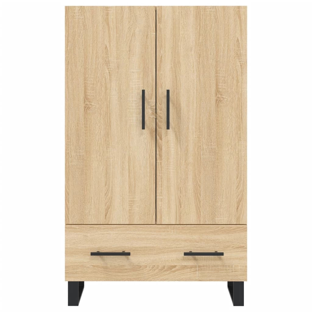 Buffet credenza cassettiera armadio mobile contenitore organizer cucina soggiorno salotto rovere Sonoma alto 69,5 x 31 x 115 cm legno ingegnerizzato marrone 02_0034096