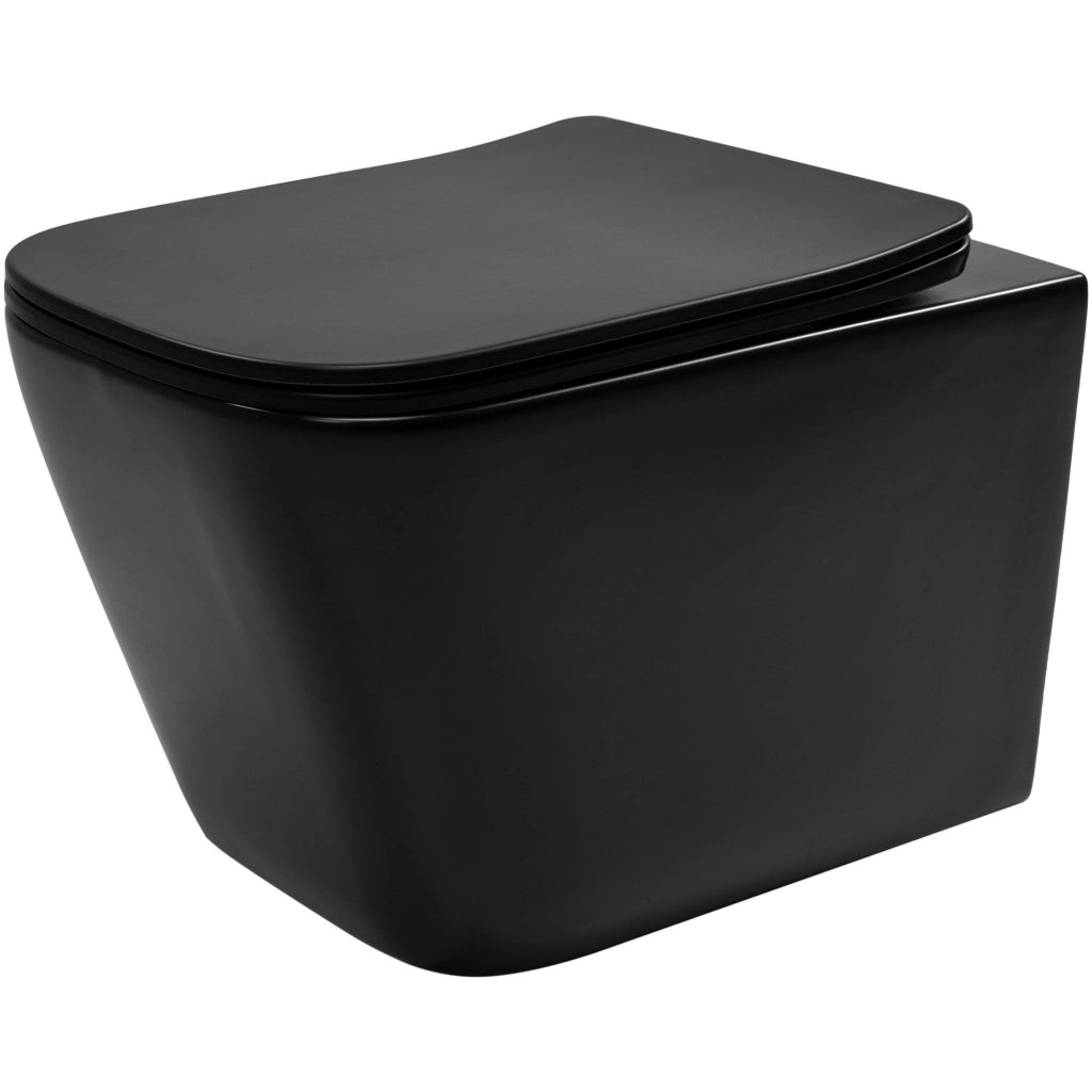 Vaso Wc Sospeso Rea Julio Black Matt
