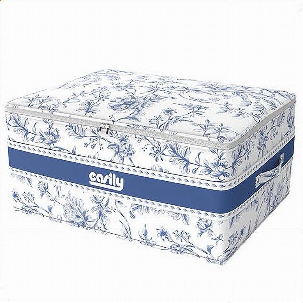 Trade Shop - Box Portatutto Scatola Salvaspazio Contenitore Organizer 51x40x24cm Fantasia 87320 -