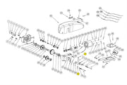 DIS005 DISTANZIALE PERNO SBLOCCO PLASTICA BASIC BAZER RICAMBIO