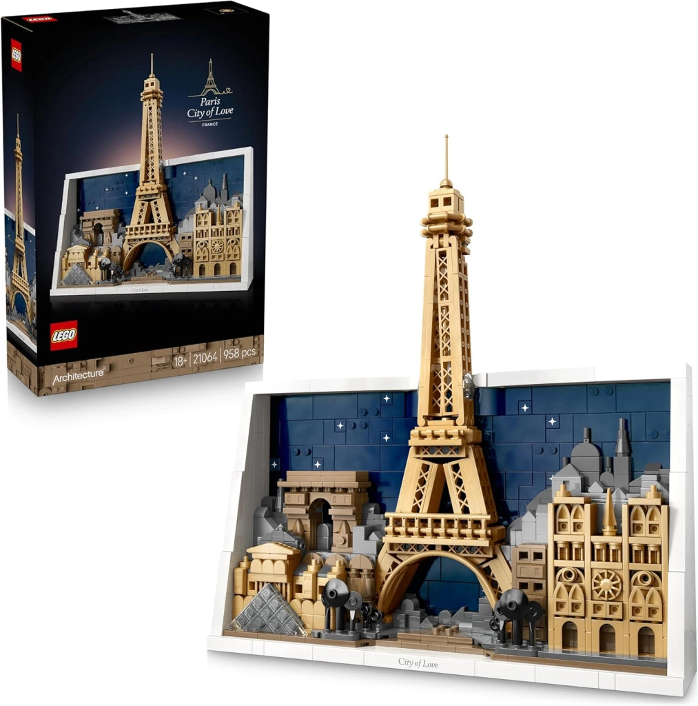 LEGO Architecture Parigi ? La Citta dell`Amore -  Paesaggio Parigino tra cui la Torre Eiffel, Eta 18+