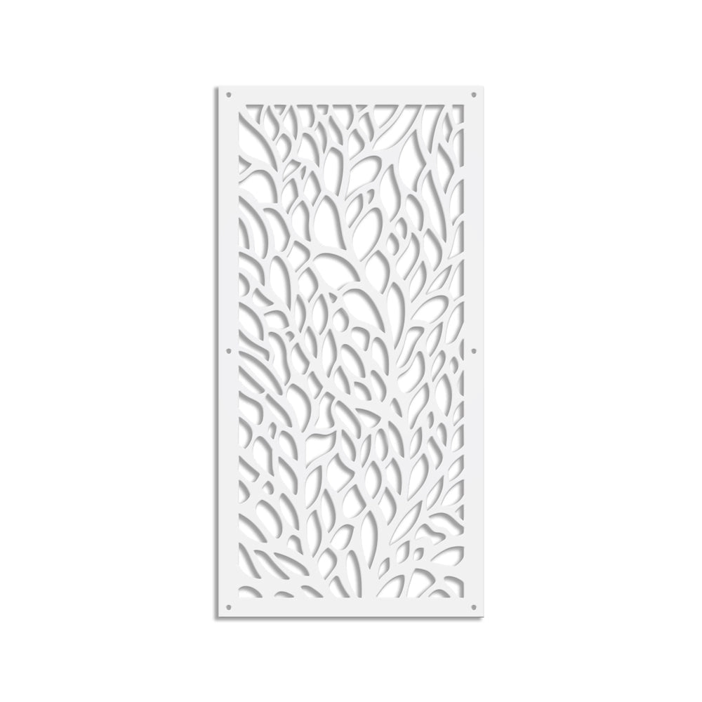 CODIUM - Pannello in PVC traforato - Parasole Colore: bianco, Misura: 47x94 cm