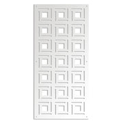 4SIDES - Pannello in PVC traforato - Parasole Colore: bianco, Misura: 47x94 cm