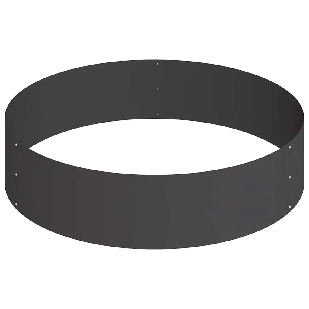 Vaso da giardino Nero 90 x 90 x 20 cm Acciaio laminato a freddo 873648