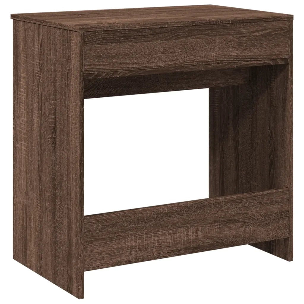 Toeletta con Specchio Rovere Marrone 73x46,5x120 cm 848226