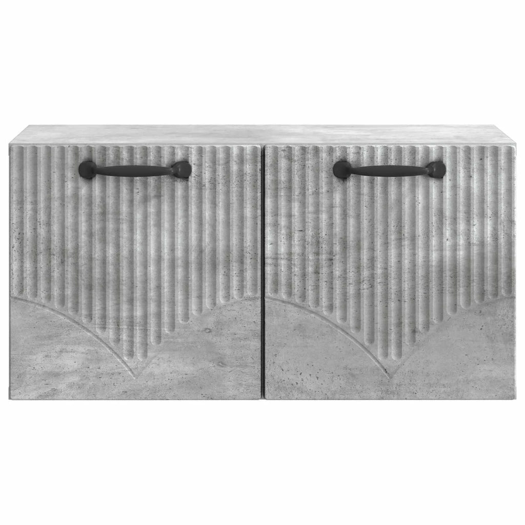 Mobile Porta TV da Muro Grigio Cemento 59,5 x 31 x 30 cm