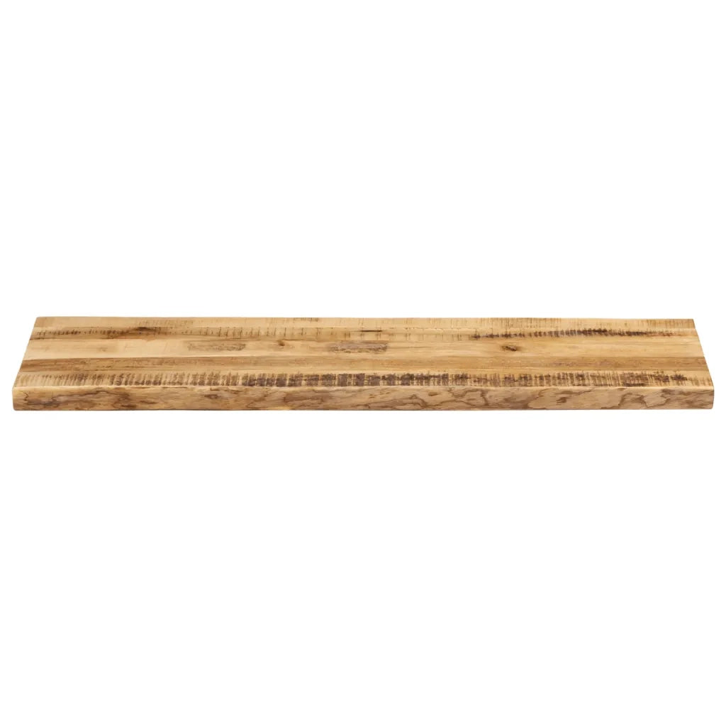 vidaXL Piano Tavolo Bordi Vivi 120x40x2,5 cm Legno di Mango Grezzo