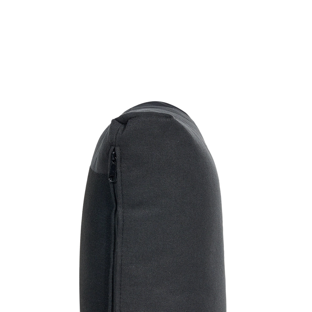 Poltrona imbottita in tessuto nero a 1 posto sezione modulare stile moderno scandinavo soggiorno
