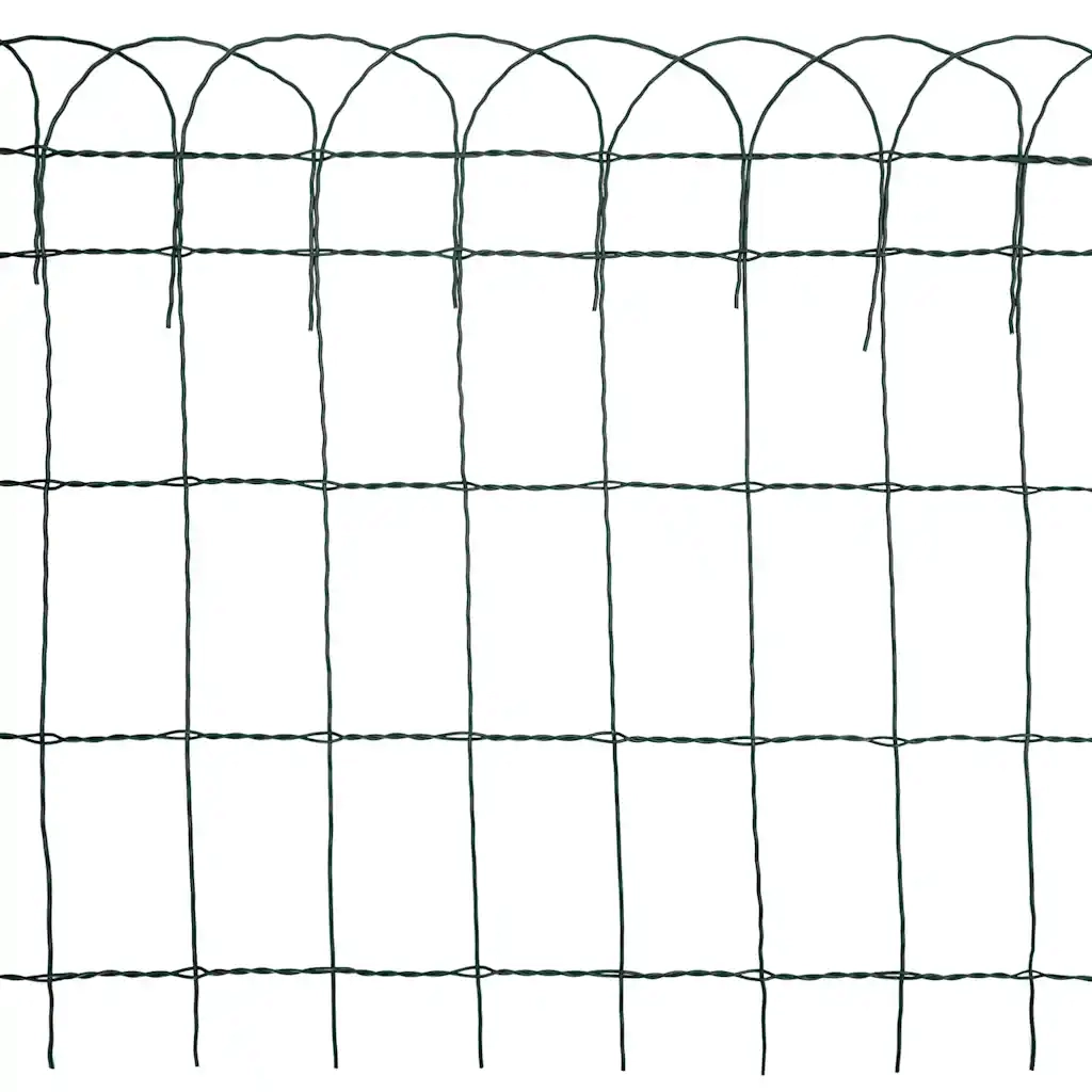 Recinzione per Giardino in Ferro Verniciato a Polvere 10x0,65 m CFW2895027