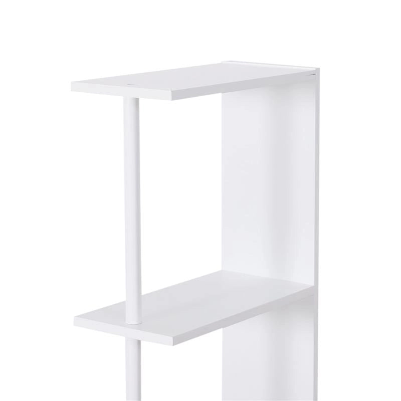 MOBILETTO A COLONNA DA BAGNO SALVASPAZIO 15X33X136 CM IN LEGNO BIANCO E GRIGIO