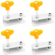 Sistema di sicurezza per finestre e porte - Slot di sicurezza per finestre e porte - Protezione contro la furto - Chiusura a doppia serratura - Slot in alluminio - Accessori per serrature - Sicurezza per finestre e porte - Protezione contro intrusioni