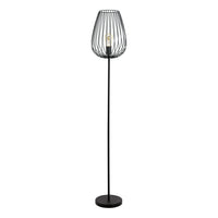 Piantana Vintage Newtown Acciaio Nero 1 Luce E27