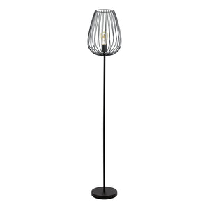 Piantana Vintage Newtown Acciaio Nero 1 Luce E27