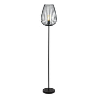 Piantana Vintage Newtown Acciaio Nero 1 Luce E27